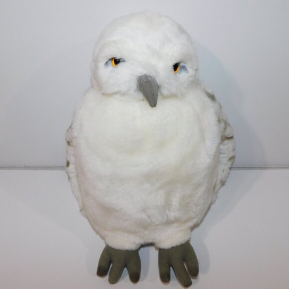 Harry Potter Plush Hedwig  Snowy Owl Hand Puppet Swivel Head with Sound stuffed - Picture 1 of 8